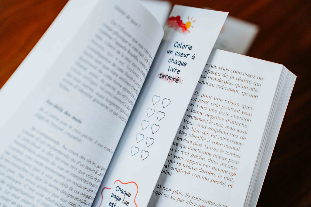 Marque-page ludique à colorier – À colorier une fois le livre terminé