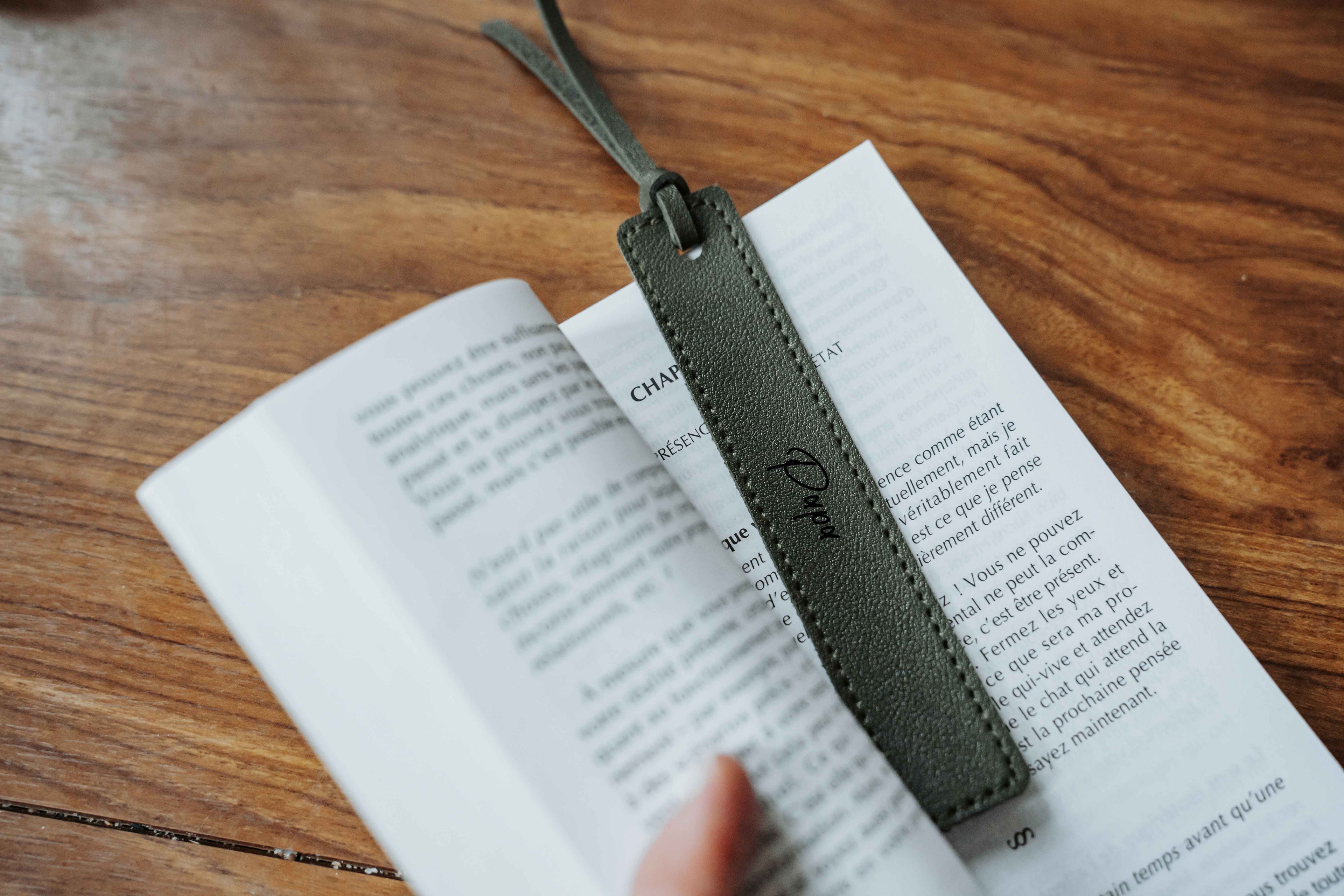 Marque-Page "Papa" Gravé