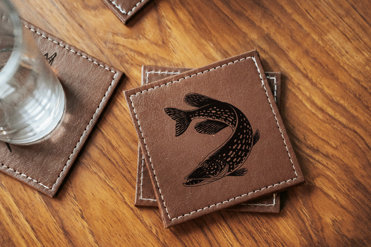 sous-bocks-brochet-gravure-detail