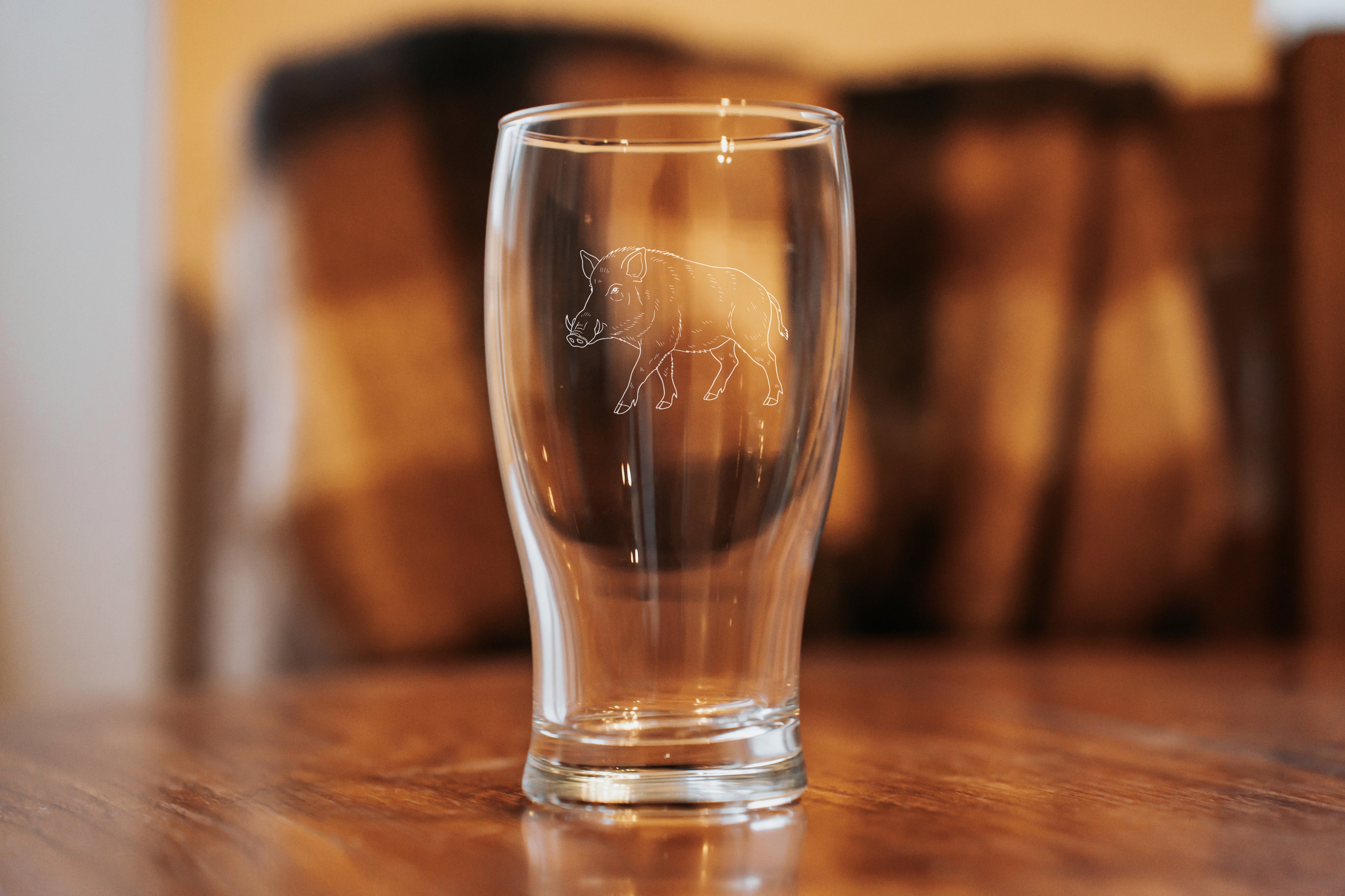 Verre à bière gravé 33 cl – Chasse